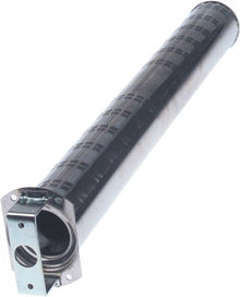 Arzator tubular, ø 50mm, L 425mm cu surub M5x12, latime flansa 52mm, pentru cuptor cu aer cald, flansa ø 75mm - Cod 105775