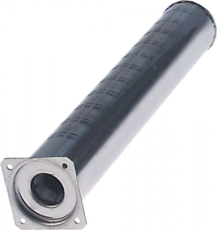 Arzator tubular, ø 50mm, L 322mm, flansa 57x57mm, pentru cuptor - Cod 105790