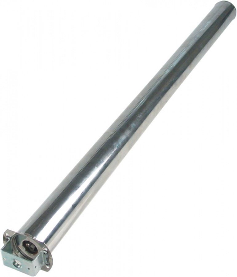 Arzator tubular, ø 50mm, L 800mm, latime flansa 52mm, flansa ø 75mm, poziție de montaj laterala - Cod 105862