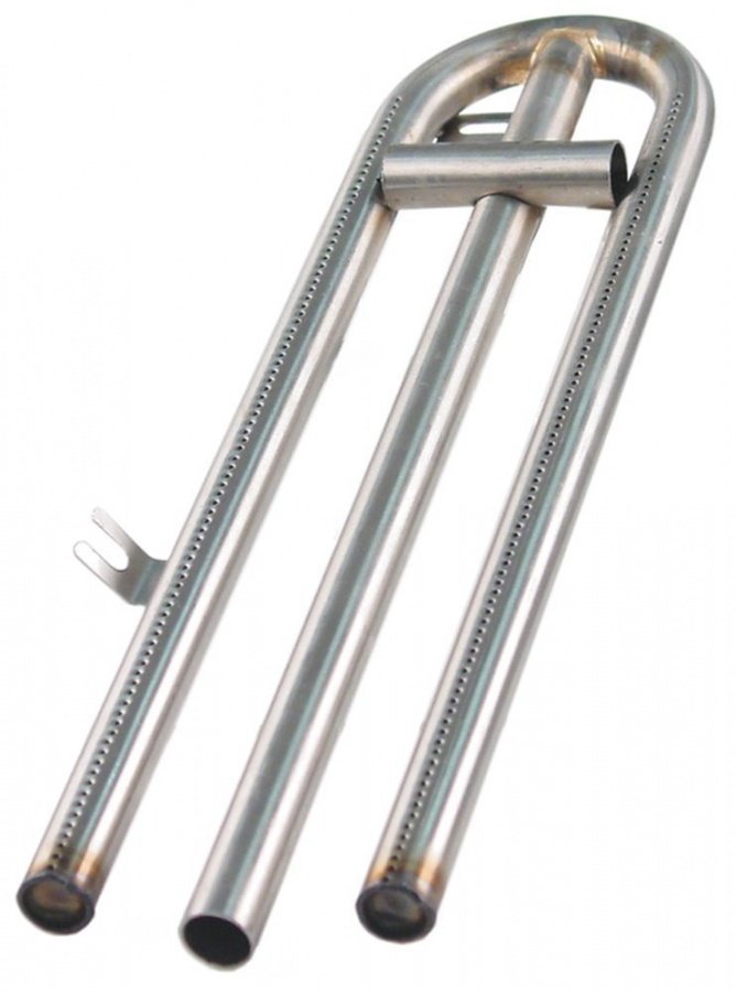 Arzator tubular cu 2 bare, L 417mm, W 112mm, ø 20mm - Cod 105891