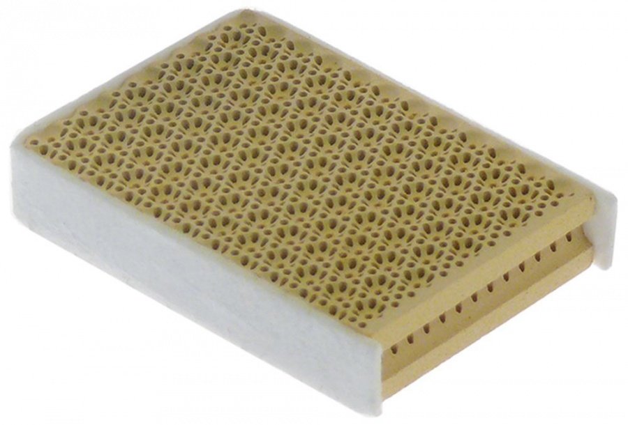 Placa arzator ceramic 69 x 49 mm, H 13 mm, etansare laterala cu banda - 105895