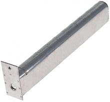 Arzator tubular, W 28mm, H 42mm, L 295mm, flansa 70x35mm - Cod 105905