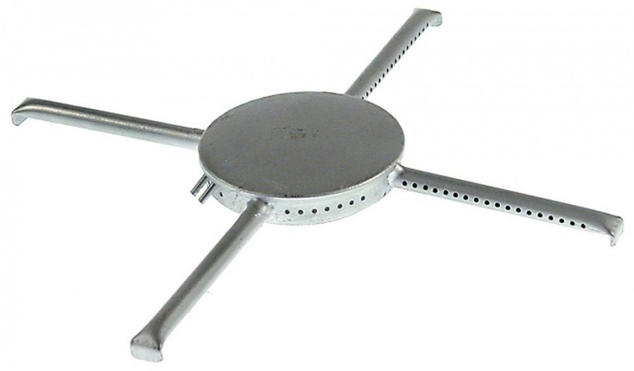 burner cap cross-shaped