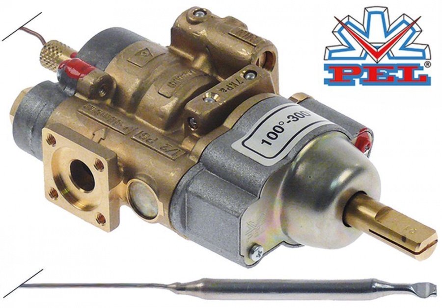 Robinet de gaz termostatic PEL 24STS, 100-300°C - 106026