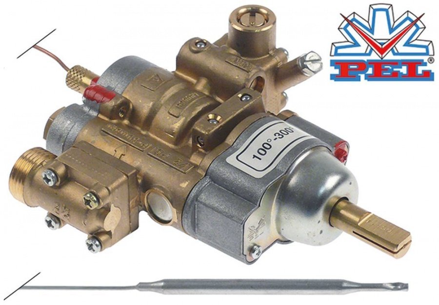 gas thermostat PEL type 24STS 100-300°C gas inlet M20x1.5 (tube ø 12/10mm)