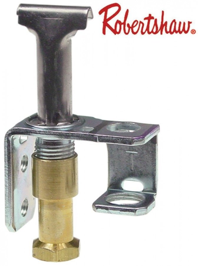 Arzator pilot ROBERTSHAW tip 3CHL-6, cu  2 flacari, gaz natural cod 18, tub ø 1/4" CCT - 106083