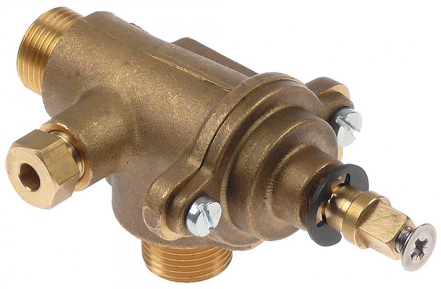 gas tap STN3R gas inlet 3/8" (tube ø 10/8mm) bypass nozzle ø 0mm