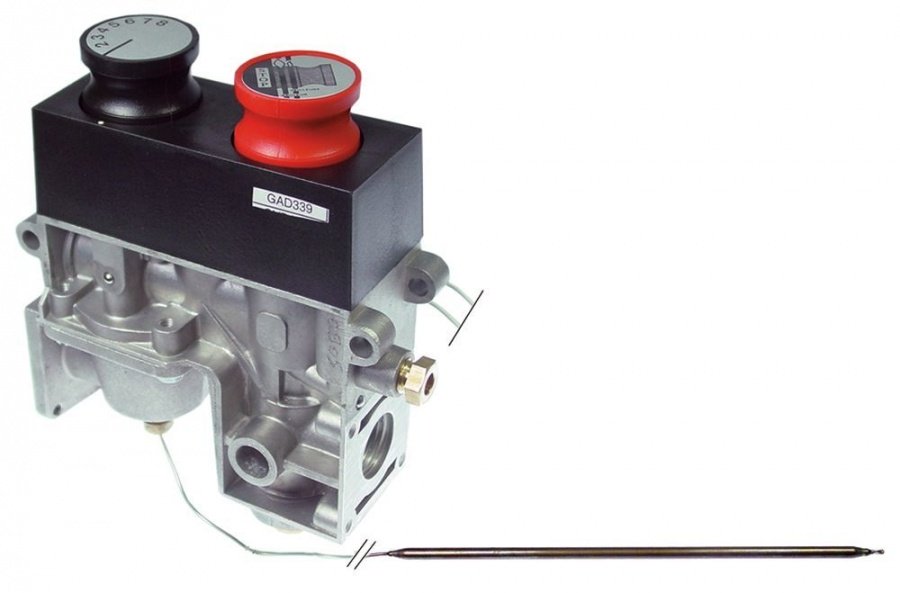 gas thermostat t.max. 450°C gas inlet 1/2" gas outlet 1/2" probe ø 6,5 mm probe L 250 mm