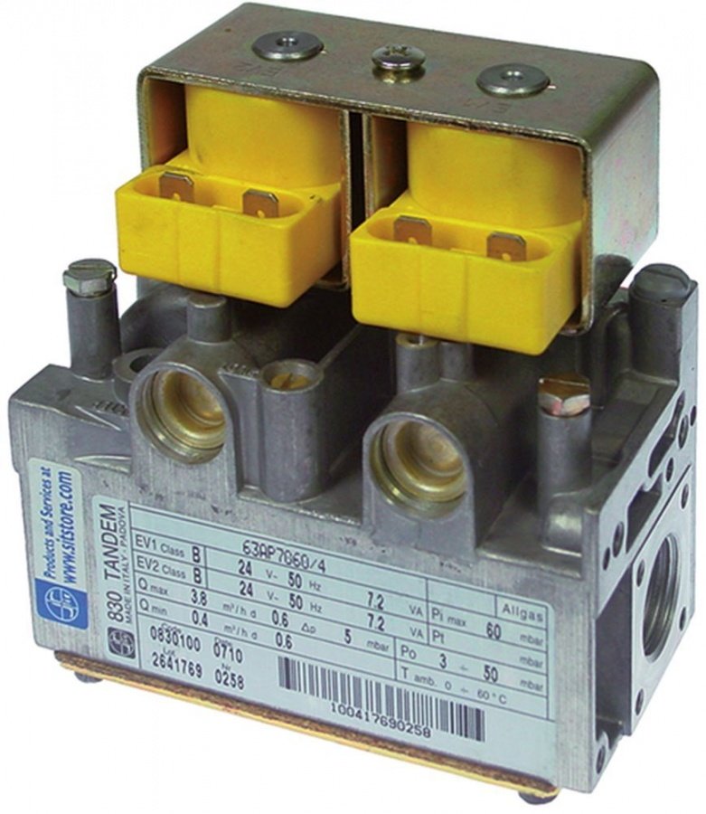 gas valve 24V 50Hz gas input ½" gas outlet ½" - Code 106230