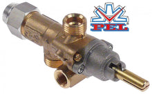 Robinet de gaz PEL 21S, ax 8x6,5 mm, lungime ax 22 mm, racord termocupla M8x1 - 106298