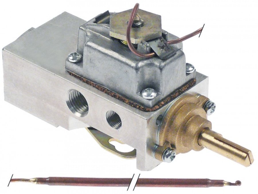 gas thermostat type COMSA006 t.max. 260°C gas inlet flange (tube ø7.5mm)
