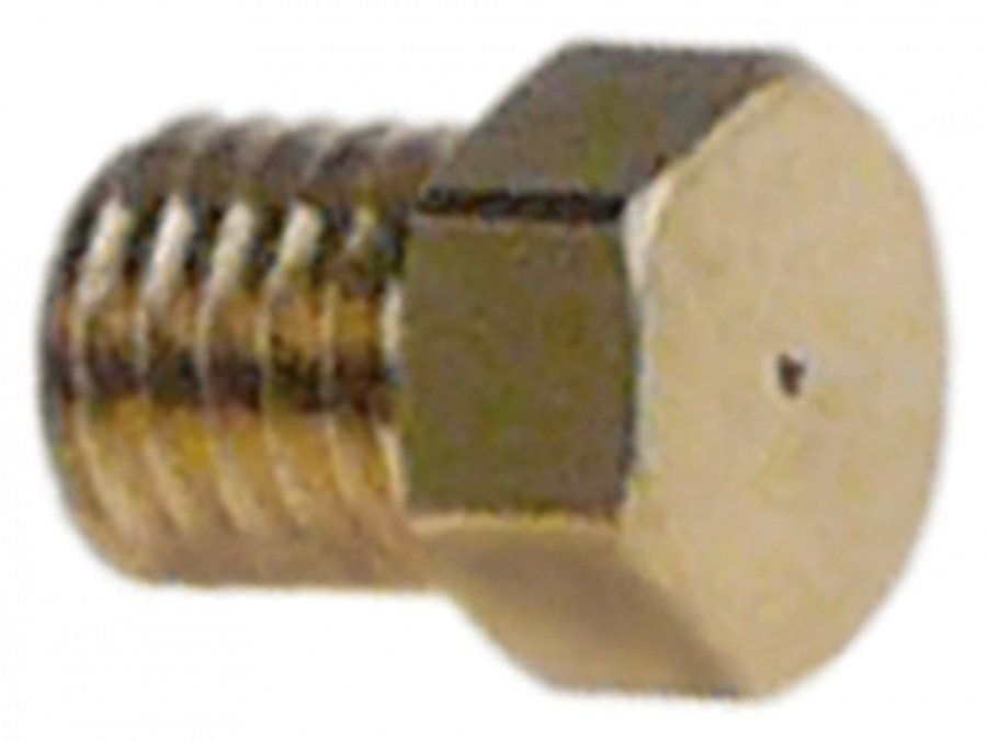 pilot burner nozzle natural gas code 40  bore ø 0,4 mm thread M5x0.75 Qty 1  pcs brass
