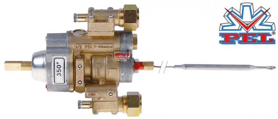 gas thermostat PEL type 24STS bypass nozzle ø 0/1.5/2.75mm