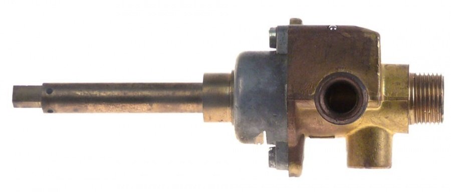 gas tap STN3R gas inlet 3/8" (tube ø 8mm) gas outlet 3/8" (tube ø 8mm) shaft ø 6x5mm