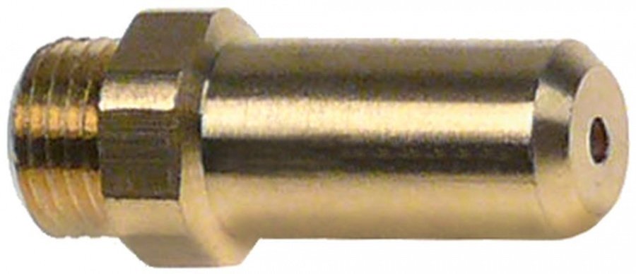 gas injector thread M10x1 bore ø 2 mm L 30 mm WS 12