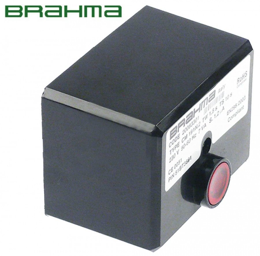 Centralina BRAHMA, tip CM191.2, timp de asteptare 1,5s, timp de siguranta 10s, Brahma code 20083301, 63AQ0625 - 106585