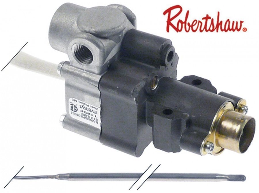 gas thermostat type BJWA25PBD0324 65-204°C 150-400°F gas inlet flange (tube ø 5/16")