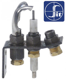 pilot burner SIT type 145 series 2 flames gas connection 1/4" - 6.35mm without nozzles