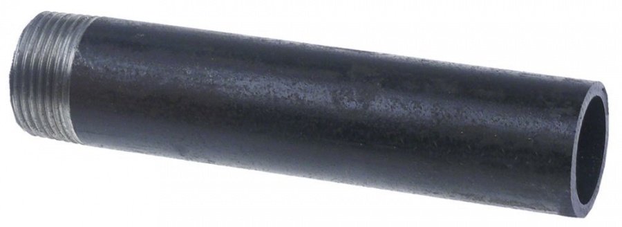burner pipe ø 34mm thread 1" steel L 149mm