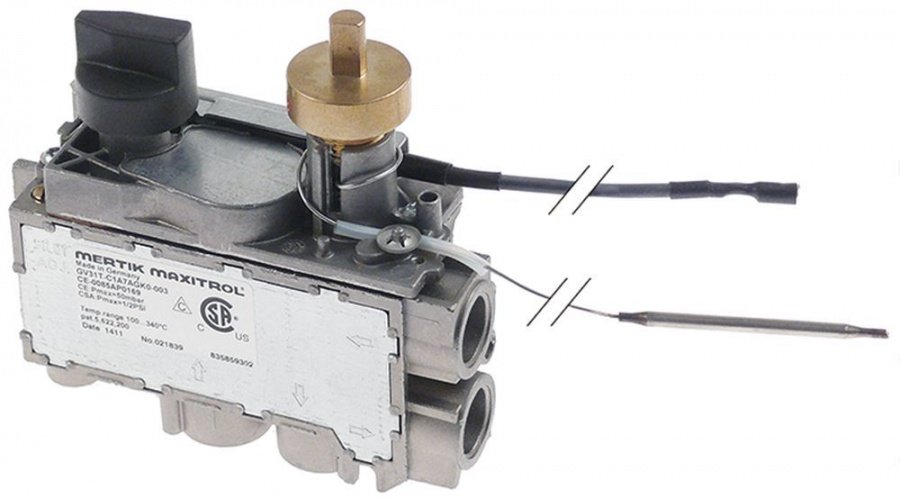 Valva de gaz termostatica MERTIK type GV31T-C1A7AGK0-003,  temp. 100-340°C - 106813