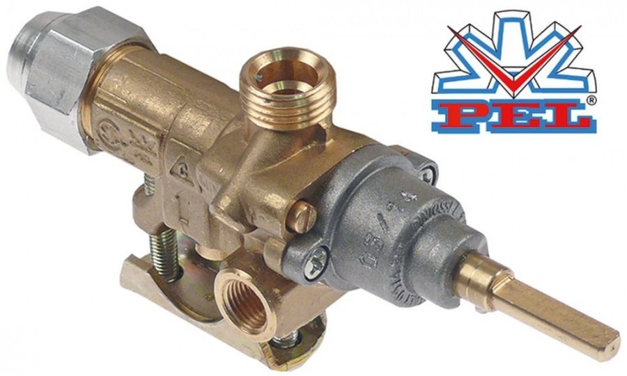 Robinet de gaz PEL 21S, ax ø 6 x 4,6 mm - 106986