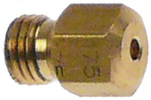 gas injector M6x0,75 WS 7 bore ø 1,75mm
