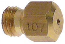 gas injector M6x0,75 WS 7 bore ø 1,07mm
