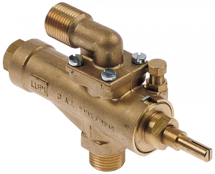 gas valve GAI gas inlet 1/2" (tube ø 13mm) gas outlet 1/2" (tube ø 10mm)