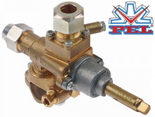Robinet de gaz PEL 22S/V, intrare gaz flansa ø 21 mm, iesire gaz filet M20x1,5 mm, duza bypass ø 0 mm - 107322