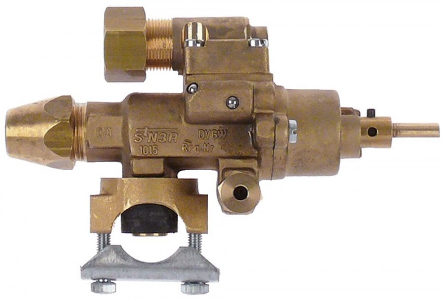 gas tap STN3R gas input pipe flange ø21mm gas outlet M17x1 (ø 10mm)