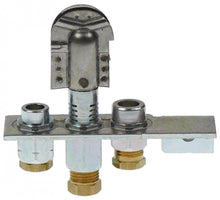 pilot burner POLIDORO 3 flames natural gas nozzle type 29-2 code 29.2 gas connection 6mm