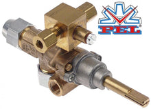 gas tap PEL type 21S gas input M16x1,5 (tube ø 10mm)