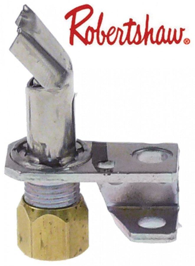 pilot burner ROBERTSHAW type 2C-2 1 flame natural/liquid gas code 18/10 for pipe ø 1/4" CCT