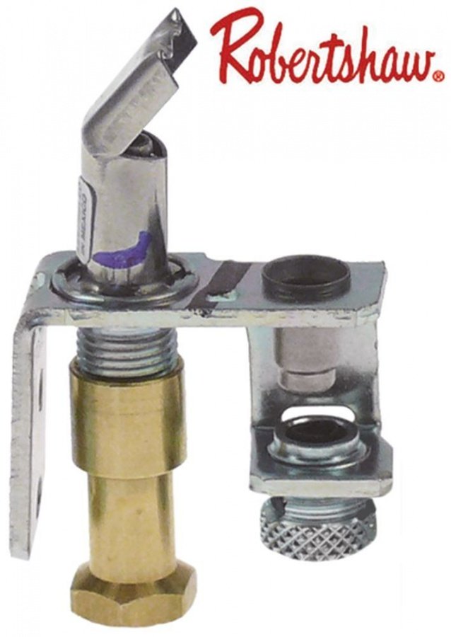 pilot burner ROBERTSHAW type 2CH-6 1 flame natural/liquid gas code 18/10 for pipe ø 1/4" CCT