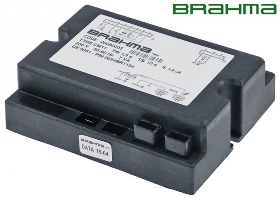 Automat de aprindere BRAHMA cod 20080005, tip CM11, TW 1,5 s, TS 10 s, S. 1,2 uA, 7 VA - 107471