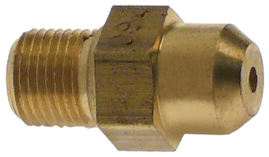 gas injector 1/8" WS 13 bore ø 2,6mm