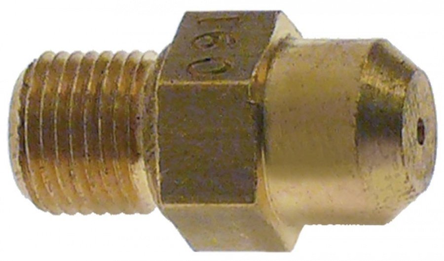 gas injector 1/8" WS 13 bore ø 1,6mm