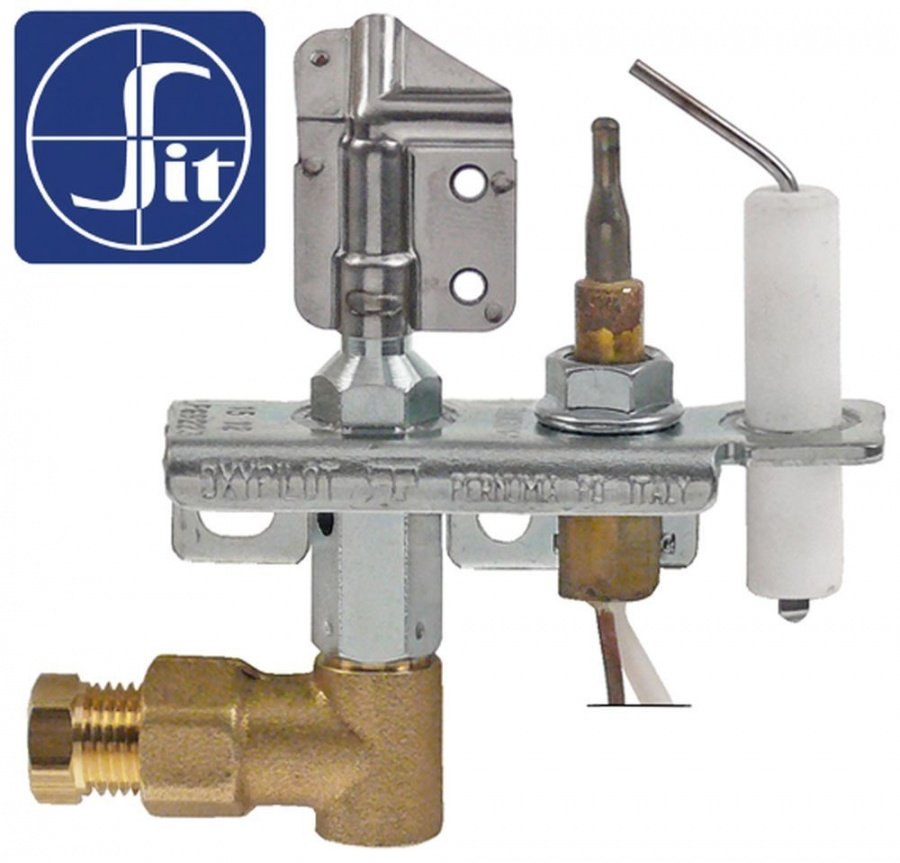 pilot burner SIT type Oxipilot 9000 series 2 flames LPG nozzle type no. 22 nozzle ø 0,22mm
