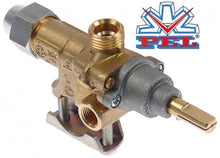 Robinet de gaz PEL 21S cu prindere pe teava, ax 8x6.5 mm, lungime ax 22/15 mm, racord termocupla M9x1 mm - 107765