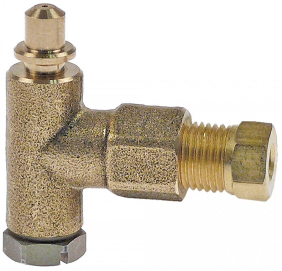 parte inferioara arzator pilot SIT seria 100 ø duză 0.3mm racord gaz 4mm P 1bucată