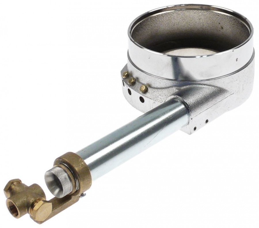 arzator tip Volcan 9kW DI ø 90mm DE ø 160mm  ø orificiu 140mm lungime țeavă 175mm