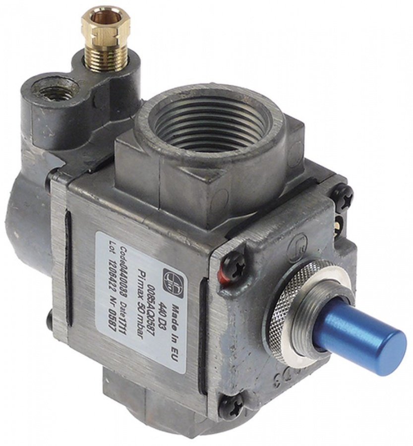 valva de siguranta max 50mbar intrare gaz 3/4\ ieșire gaz 3/4\""