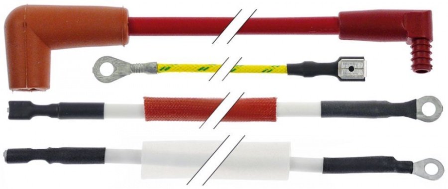 cablu de aprindere din 4 piese L 520mm