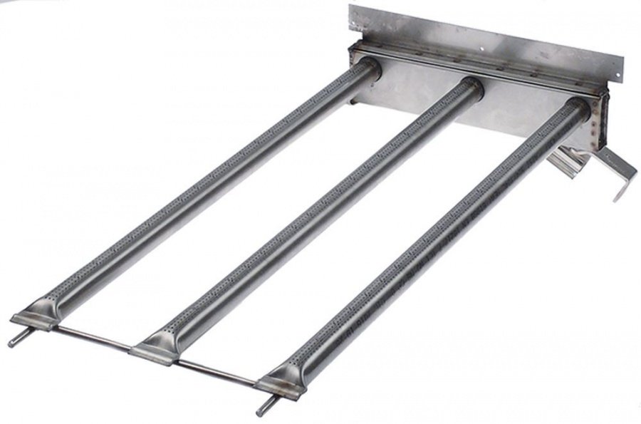 Arzator tubular cu 3 bare, L 450 x 245 mm, ø 25 mm, pentru gril Modular, Virtus - 107880