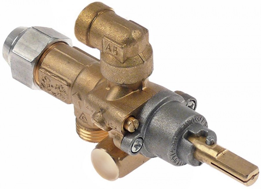 gas tap AB type A60 gas inlet M16x1.5 (tube ø 10mm)