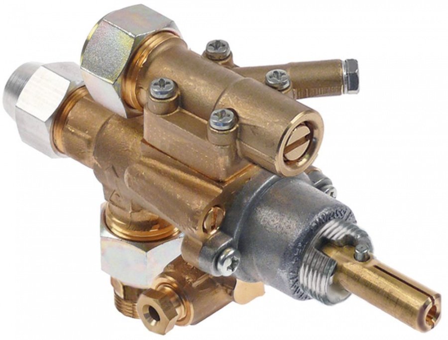 gas tap AB type A62 gas inlet M20x1.5 (tube ø 12mm)