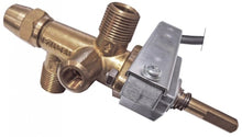 gas tap AB type A12I-120 gas inlet 3/8" BSP gas outlet 3/8" BSP thermocouple connection M9x1