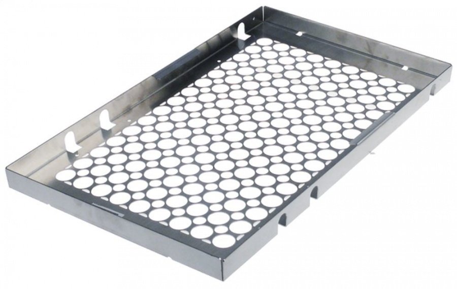 Grilaj pentru roca vulcanica 545 x 330 mm, H 30 mm, din inox - 109090