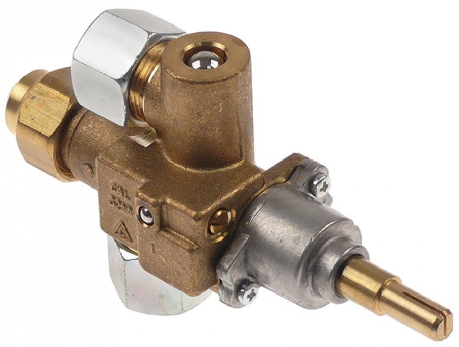 gas tap COPRECI type CAL-3200 gas input M20x1,5 (tube ø 12mm)