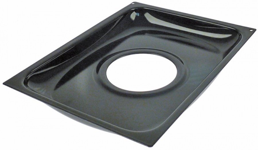spillage tray L 430 mm W 318 mm H 42 mm ø 140 mm hole ø 6 mm hole distance 303 mm